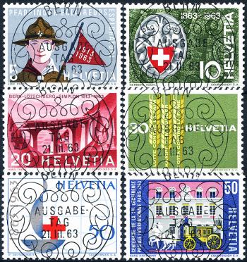 Briefmarken: 395-400 - 1963 Werbe- und Gedenkmarken