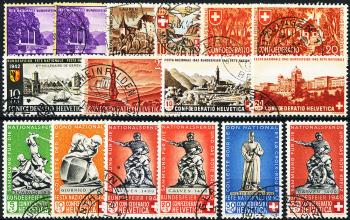 Briefmarken: B1-B21 - 1938-1943 Verschiedene Motive