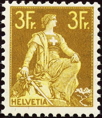 Briefmarken: 116 - 1908 Faserpapier, mit glattem Gummi