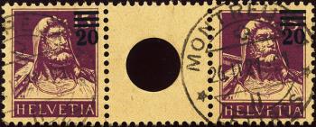 Briefmarken: S16 -  Mit grosser Lochung