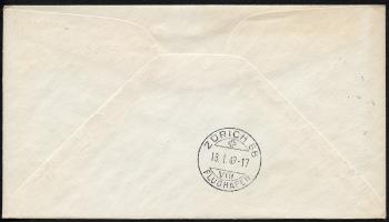 Thumb-2: RF49.1 c - 17. Januar 1949, Washington-Philadelphie-New York-Paris-Zurich-Rome-Athènes-Le Caire