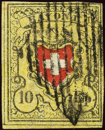 Briefmarken: 16II.1.10+2.27-T37 D-LO - 1850 Rayon II ohne Kreuzeinfassung