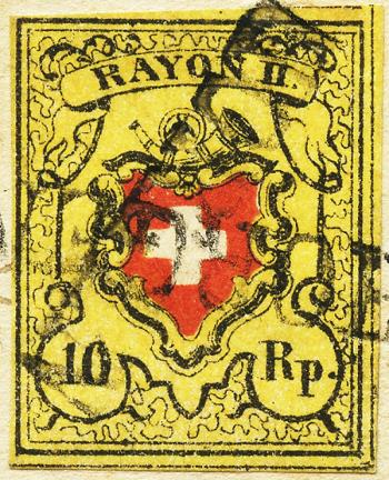 Briefmarken: 16II-T40 D-LU - 1850 Rayon II ohne Kreuzeinfassung