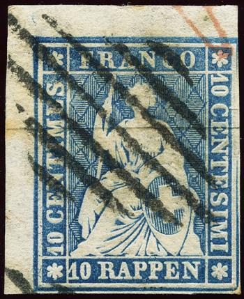 Thumb-1: 23F - 1856, Impression de Berne, 1ère période d'impression, papier de Munich