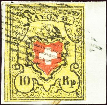 Briefmarken: 16II-T37 D-RU - 1850 Rayon II ohne Kreuzeinfassung