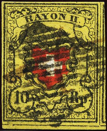 Briefmarken: 16II-T37 B1-LO - 1850 Rayon II ohne Kreuzeinfassung