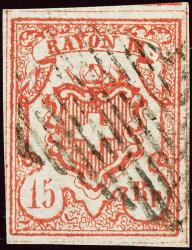 Francobolli: 20.1.01-T9 - 1852 Rayon III con cifra di grande valore