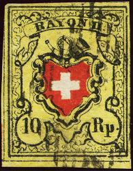 Stamps: 16II.2.32-T37 D-LU - 1850 Rayon II without cross border