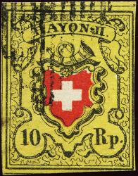 Stamps: 16II.2.17-T26 E-LO - 1850 Rayon II without cross border