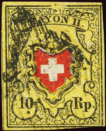 Stamps: 16II.2.06-T5 E-LO - 1850 Rayon II without cross border