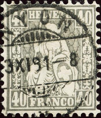Briefmarken: 42 - 1878 Weisses Papier
