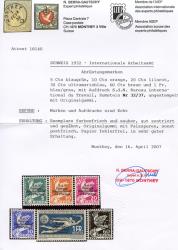 Thumb-3: BIT32-BIT37 - 1932, Commemorative stamps for the disarmament conference in Geneva