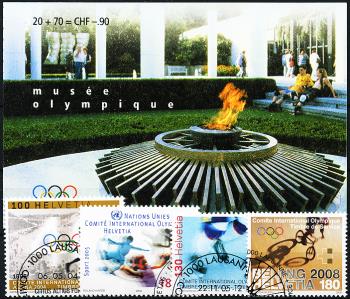 Timbres: IOK1-IOK6 - 2000-2008 Motifs olympiques