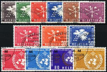 Briefmarken: OMM1-OMM13 - 1956-1973 Symbolische Darstellungen und Motive