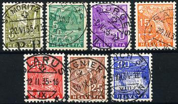 Briefmarken: 194-200 - 1934 Landschaftsbilder im Buchdruck