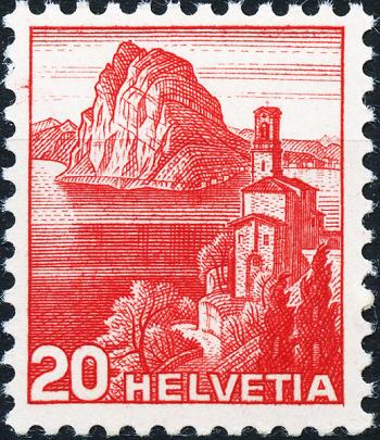 Briefmarken: 215y - 1938 San Salvatore, glattes Papier