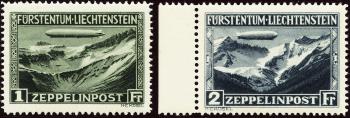 Thumb-1: F7-F8 - 1931, Special airmail stamps for the Zeppelin flight of June 10th