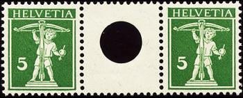 Briefmarken: S7III -  Mit grosser Lochung