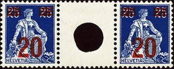 Briefmarken: S17 -  Mit grosser Lochung