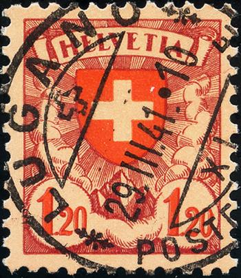 Briefmarken: 164y - 1940 Gekreidetes Faserpapier