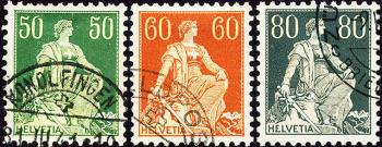 Briefmarken: 113y-141y - 1940 Helvetia mit Schwert, glattes Kreidepapier