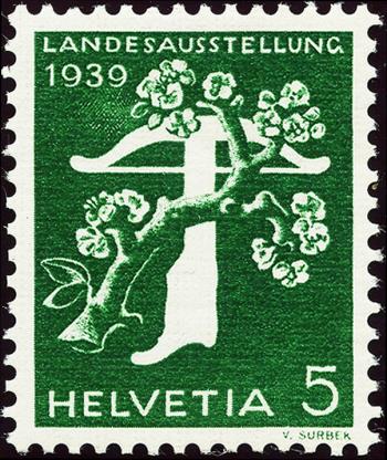 Briefmarken: 228z.3.01 - 1939 Schweizerische Landesausstellung