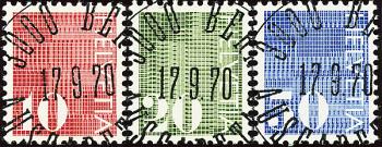 Briefmarken: 483-485 - 1970 Ziffermarken