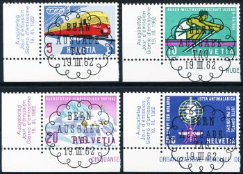 Briefmarken: 385-388 - 1962 Werbe- und Gedenkmarken
