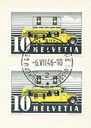 Thumb-2: 276 - 1946, Special stamp for the automobile post offices