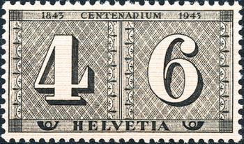 Briefmarken: 258 - 1943 100 Jahre schweiz. Postmarken