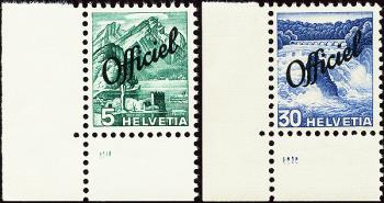 Briefmarken: BV47z+52z - 1942 Landschaftsbilder im Stichtiefdruck, geriffeltes Papier