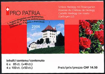 Timbres: BMH18 - 2006 Pro Patria, Jardins historiques