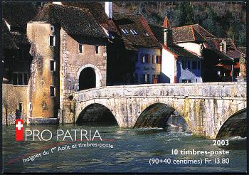 Briefmarken: BMH15 - 2003 Pro Patria, Pont Saint Jean