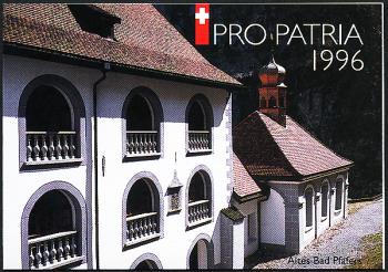 Timbres: BMH8 - 1996 Pro Patria, baignoire baroque Pfäfers