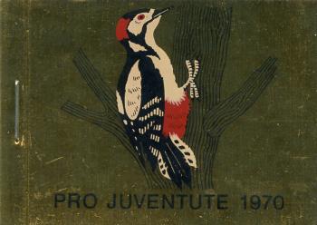 Briefmarken: JMH19 - 1970 Pro Juventute, Specht, gold