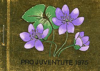 Briefmarken: JMH24 - 1975 Pro Juventute, Leberblume, gold