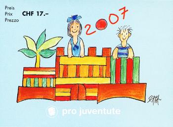 Briefmarken: JMH56 - 2007 Pro Juventute, Zeichnungen
