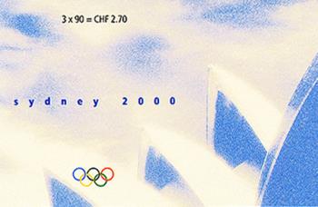 Briefmarken: SBK103/ZNr.70 - 2000 Farbe mehrfarbig, Olympiade Sydney 2000