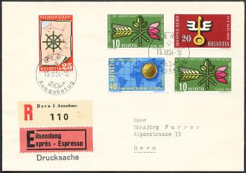 Briefmarken: 316-319 - 1954 Werbe- und Gedenkmarken