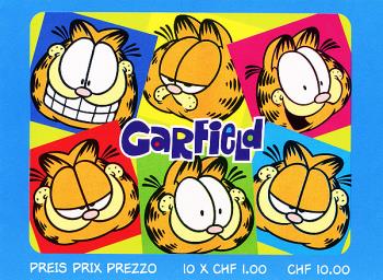 Briefmarken: SBK134/ZNr.101 - 2014 Farbe mehrfarbig, Garfield