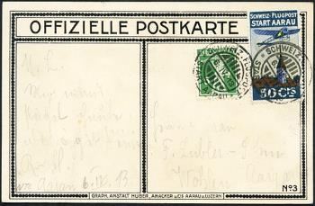 Briefmarken: FI - 1913 Vorläufer Aarau