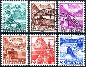 Briefmarken: 202yRM-207yRM - 1936-1942 Neue Landschaftsbilder