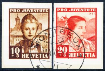 Briefmarken: J98I-J99I - 1941 Einzelwerte aus Sonderblock für die Kriegswinterhilfe