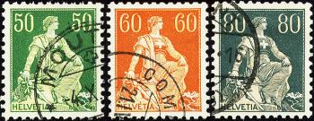 Briefmarken: 113y-141y - 1940 Helvetia mit Schwert, glattes Kreidepapier
