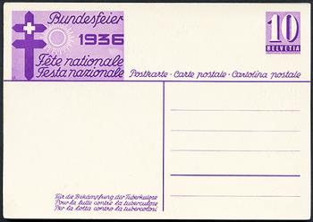Briefmarken: BK63 - 1936 Schwörender Senn