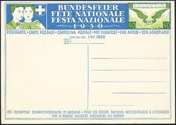 Briefmarken: BK52II - 1930 Augustfeuer