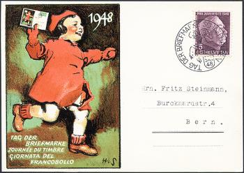 Briefmarken: 1948 -  Schaffhausen 5.XII.48