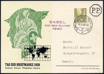 Francobolli: TdB1939D -  Berna 3.XII.1939
