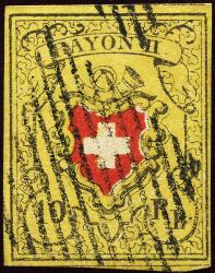Stamps: 16II-T7 E-LO - 1850 Rayon II without cross border