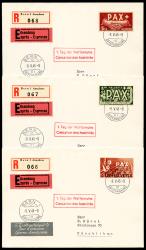 Thumb-2: 262-274 - 1945, Commemorative issue for the armistice in Europe, 13 values
